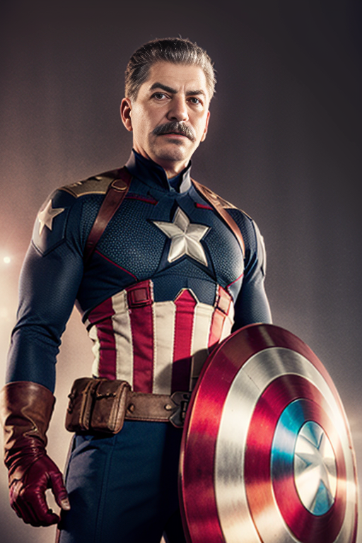 00025-1452897805-modelshoot style, muscular,Joseph Stalin dressed as Captain America,no helmet,intricate details, lens flare, intricate detailed.png